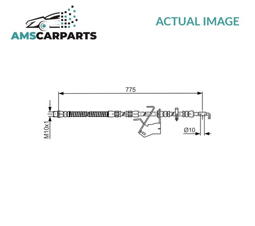 Brake hose line - hose, pipe