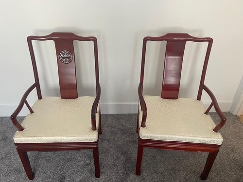 Pair reproduction mahogany - of,