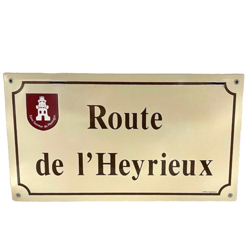 Vintage french enamel street - vintage,