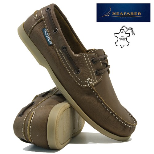Mens leather lace walking - lace,