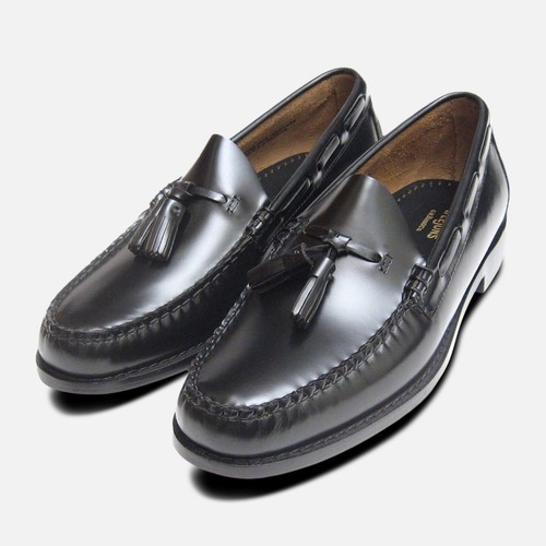 Black polished leather formal - polished,