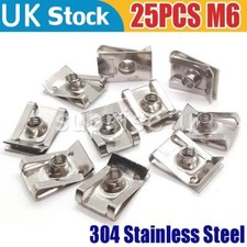 25x M6 6mm 304 Stainless Steel