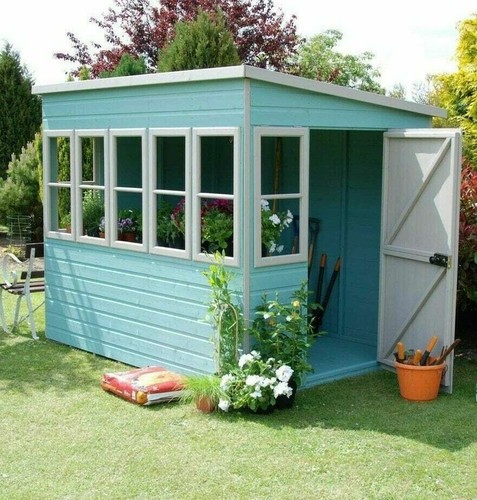 8x6 garden potting shed sun - garden,