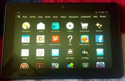 Amazon kindle fire hdx - kindle,