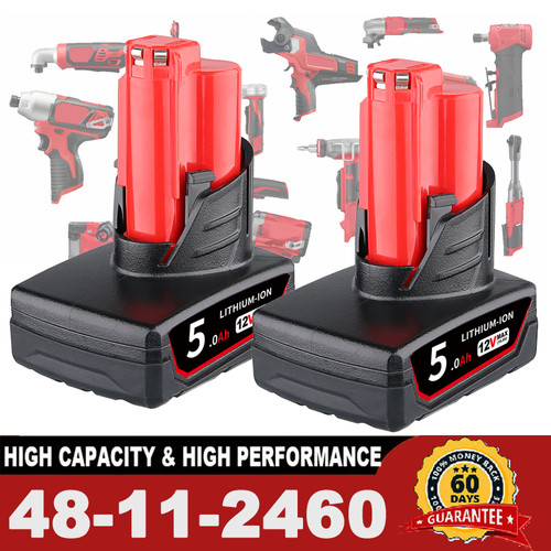 Pack m12 for milwaukee - 2-pack,