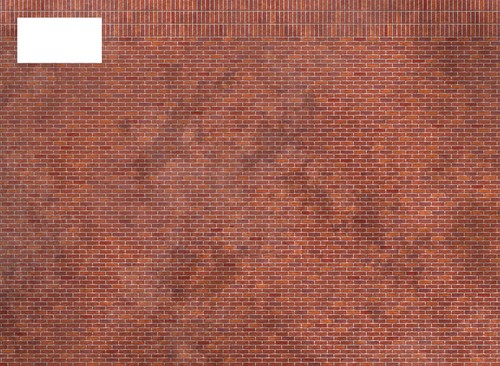 Victorian red brick paper - red,