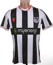 GRIMSBY TOWN 2022/2023 HOME FOOTBALL SHIRT MACRON SIZE S ADULT