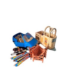 Mattel Barbie Set Car Horse Trailer And Other Bits Toy Used Vintage