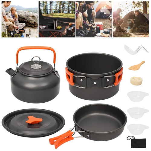 Camping cookware set outdoor - camping,