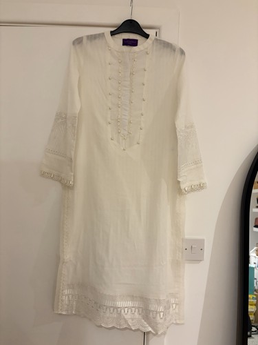 Sana safinaz cream white - white, kurta