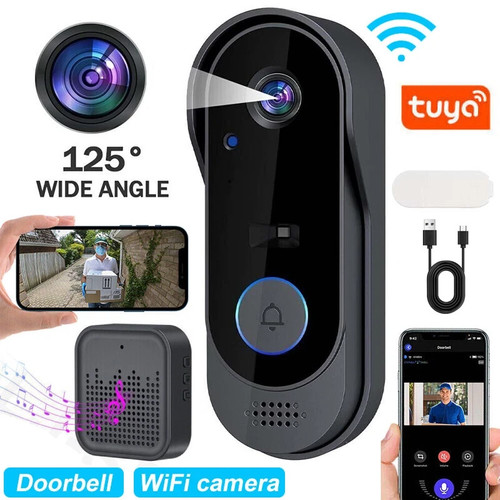 Wireless smart video doorbell - wireless,