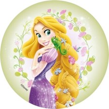 Personalised Rapunzel edible premium icing Round Cake Topper Pre-Cut