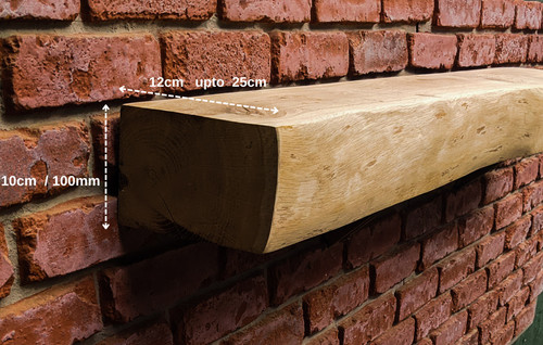 Oak beam floating shelf wooden - beam,