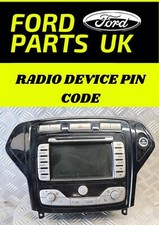 FORD S MAX BLAUPUNKT STEREO RADIO CD PLAYER PIN DEVICE CODE