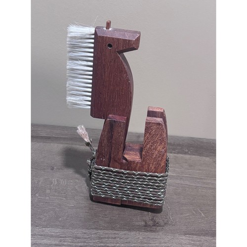 Vintage wooden horse - vintage, valet