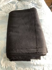100% Cashmere Fabric Black