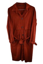 ZARA TRF Red Long Coat Chest