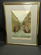 Limited Edition Signed Tom Dodson Backstreet Bookie Print Framed & Glazed Read