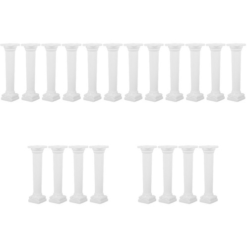Reusable white cake pillar - cake,