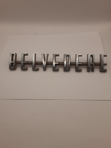 Plymouth belvedere emblem - belvedere,