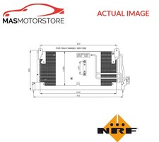 A/C AIR CON CONDENSER NRF