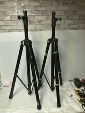 x2 heavy duty disco dj prosound, qtx or thor speaker stands