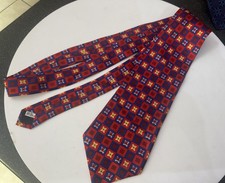 Vtg Retro 100% Silk TIE WORLD