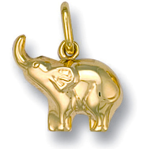 9ct yellow gold baby elephant - 9ct,