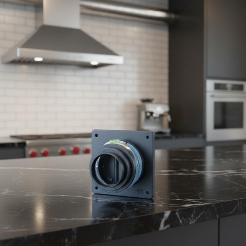 Kitchen flue check valve heat - flue,