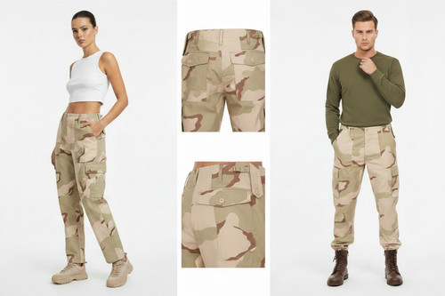 Camo combat trousers - combat, military