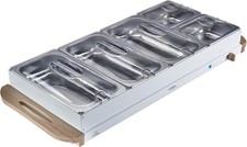 Cooks Professional Buffet Warmer Food Hot Plate 9.6L 5 Tray Adjustable Temp 300W