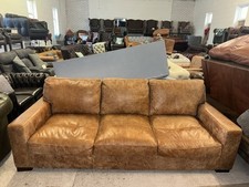 Dfs tan real leather large - real,