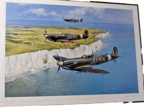 Spitfires over white - over,