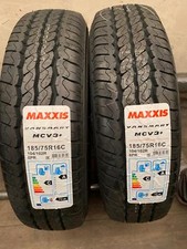 2 x 185/75 R16C Maxxis Vansmart MCV3+ 104/102R 8PR 185 75 16 - TWO TYRES