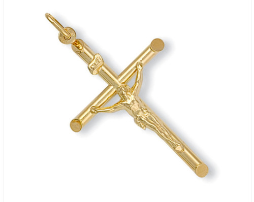 Cross pendant 9ct gold - cross,