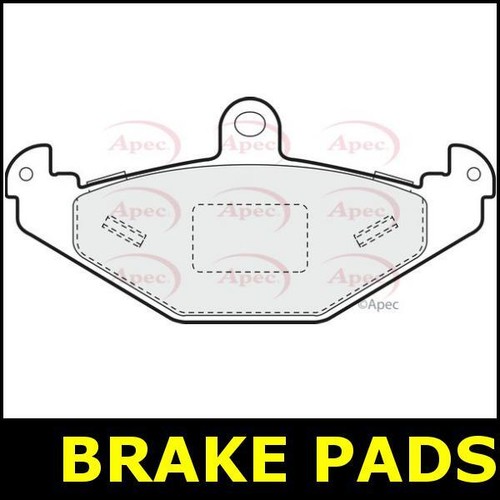 Brake pads rear - pads, for
