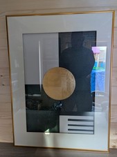 Premier housewares Nason green and gold wall art