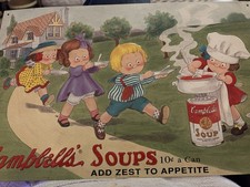 Campbell's Soup Tin Advertising  Ltd. 10" X 14"