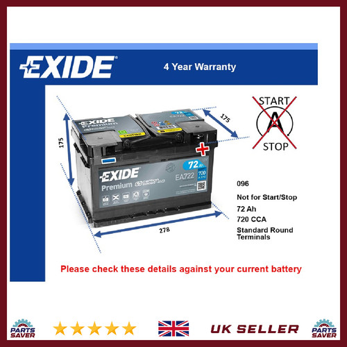 Battery fits jaguar - fits, x