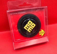 Original NOS  " MOMO  STACKED " Steering Wheel Horn Push -Large Front Fit (HP50)