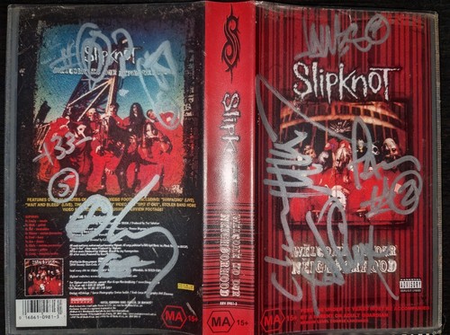 Rare original slipknot signed - original,