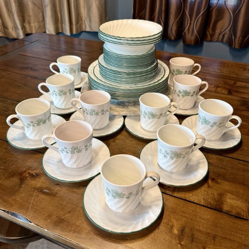64pc vtg corelle callaway ivy - 64pc,