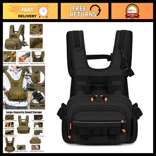 Waterproof fishing chest pack - waterproof,