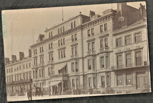 Dwe 1908 postcard hotel - dwe, postcard,