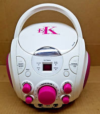 Easy Karaoke EKG77 CD+G Stereo Boombox Karaoke Machine with 1 Microphone & AC/DC