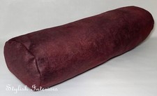 Hi-Quality Handmade Rustique Velvet Bolster Pillow Cushions With Bead Filling 