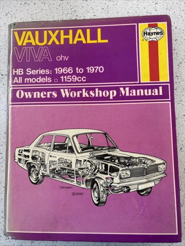 Haynes car manual - haynes, vauxhall