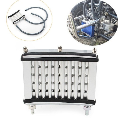 Silver oil cooler - cooler, cooling