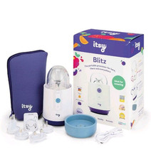 Itsy Blitz Portable Blender For Baby Food, Handheld Weaning Processor,Bowl&Spoon
