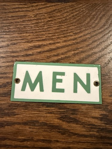 Antique 1930s men door sign - 1930s,